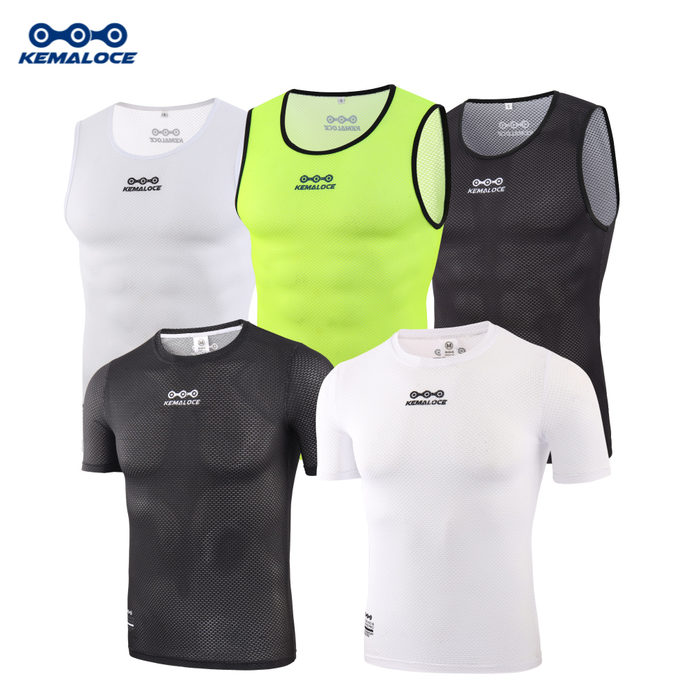 Sleeveless Undershirt - KEMALOCE Cycling Base Layer Men Short