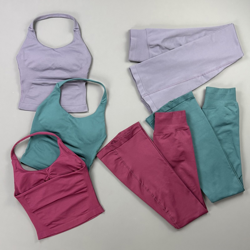 Suspender Tank Top - 2 Pieces Workout Set Women Seamless