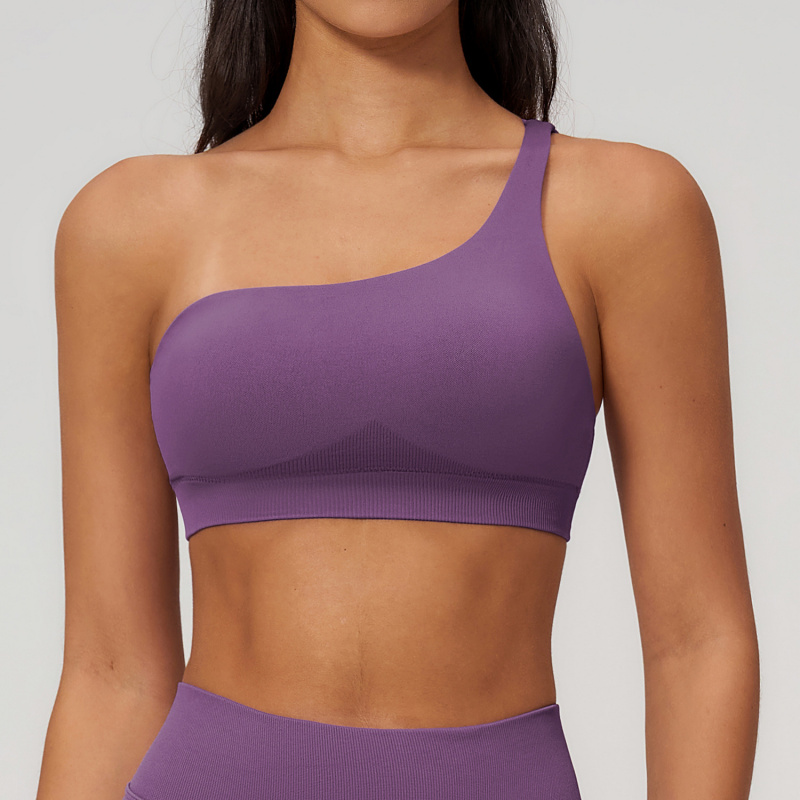 Quick Dry Underwear - Spring Single-Shoulder Sporty Woman Top Beauty