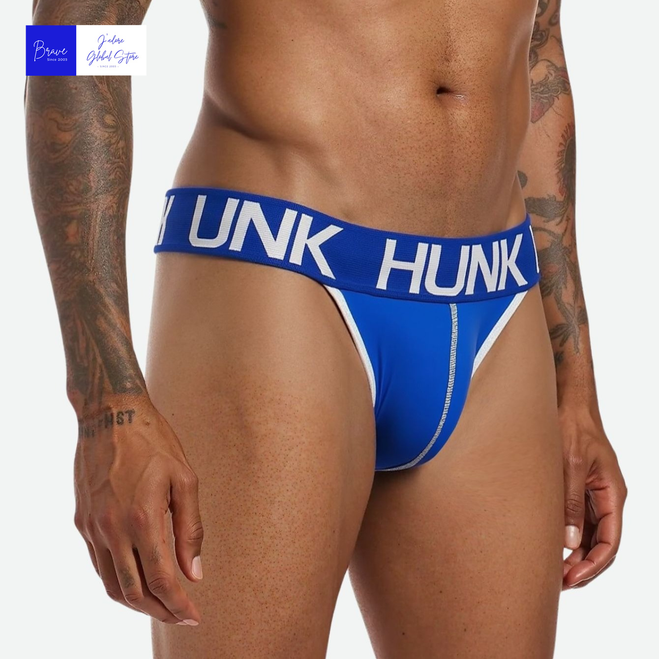 Jockstrap Athletic - Men's Letter High Cut Sexy Thong