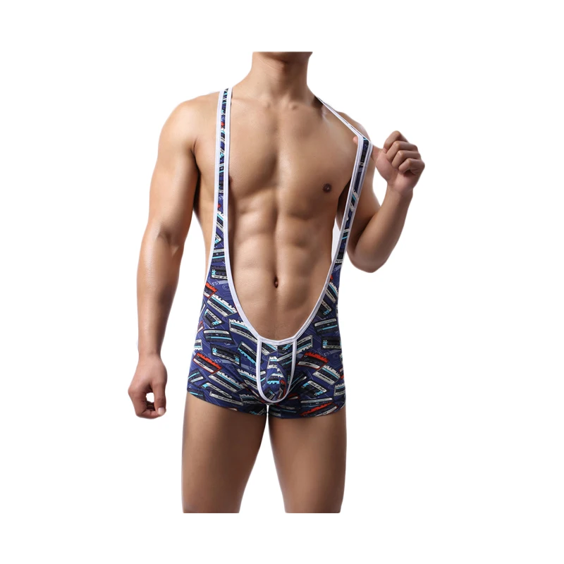 Pouch Boxer Pouch - Men's Undershirts Bodysuits Leotard Wrestling Singlet