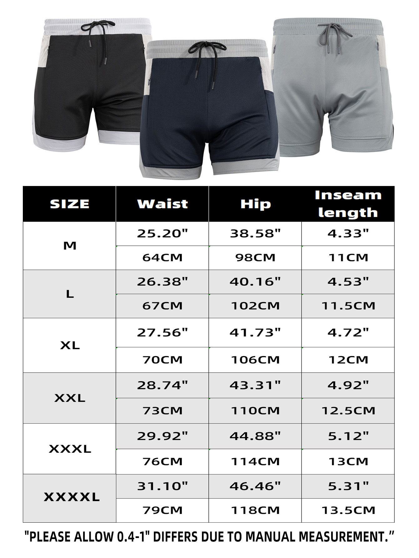 Mens Athletic Shorts Quick Dry - Trunk Breathable Men recension och pris