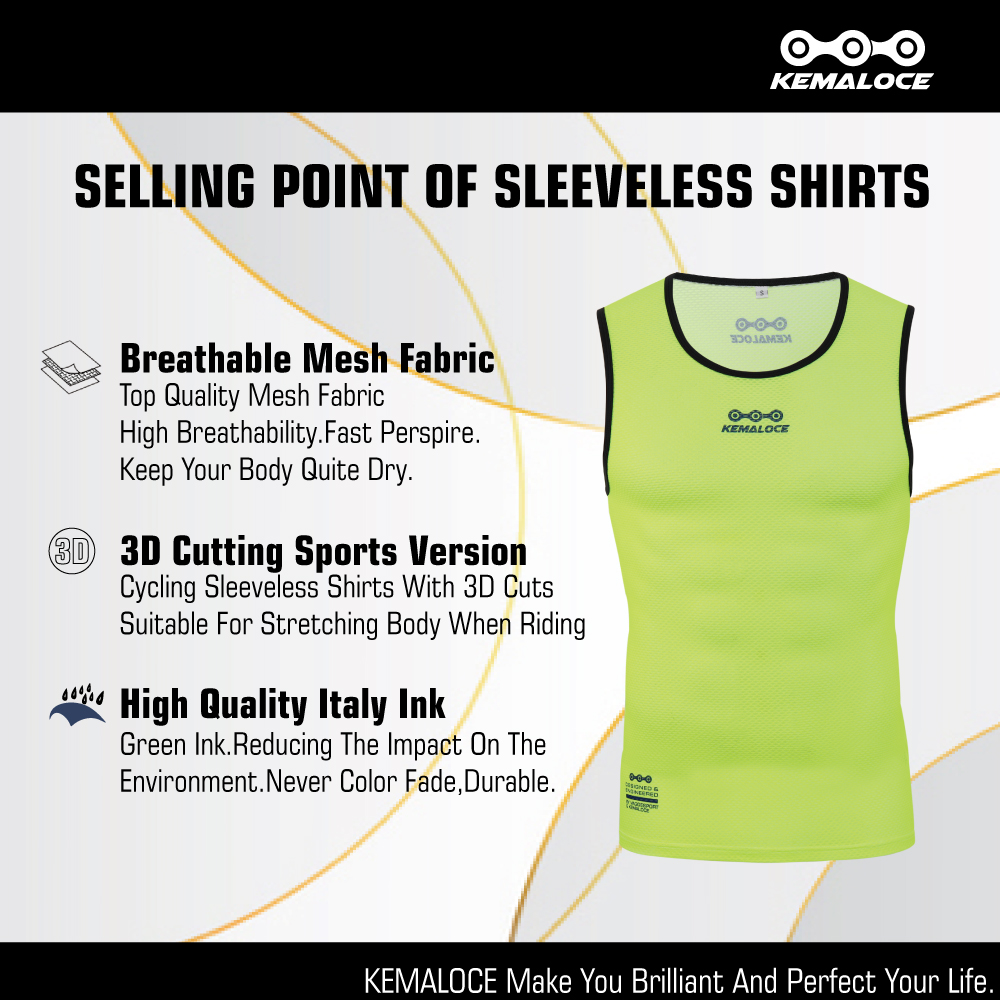KEMALOCE Cycling Base Layer Me - Sleeveless Undershirt recension och pris