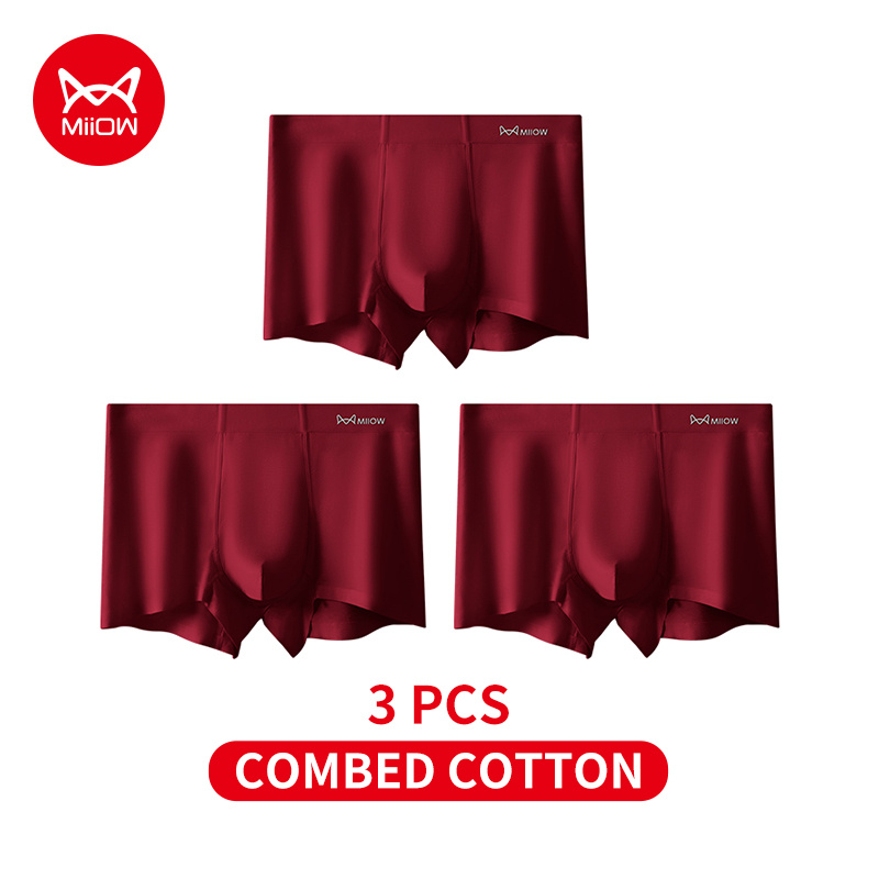 MiiOW 3Pcs Autumn Winter Cotto - Boxer Brief Pack Cotton recension och pris