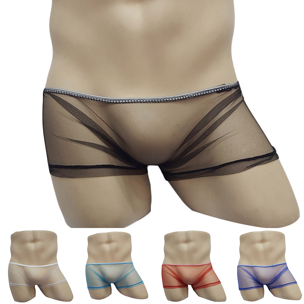 Male Boxer Men Briefs Sheer un - Trunk Breathable Men recension och pris