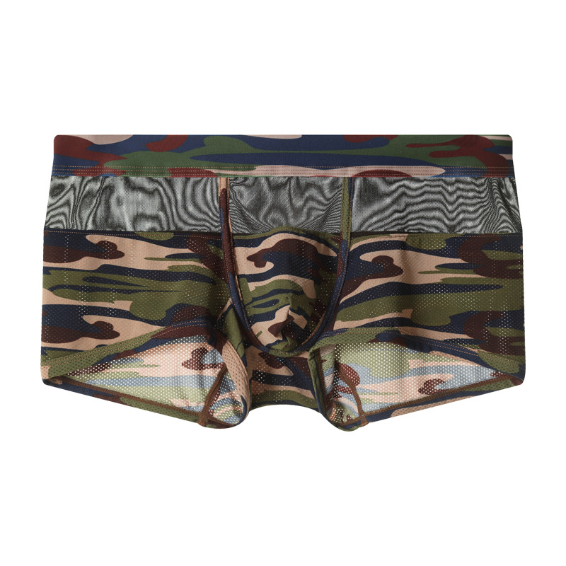 Camouflage Boxer Shorts Men Po - Mesh Sport Boxer recension och pris