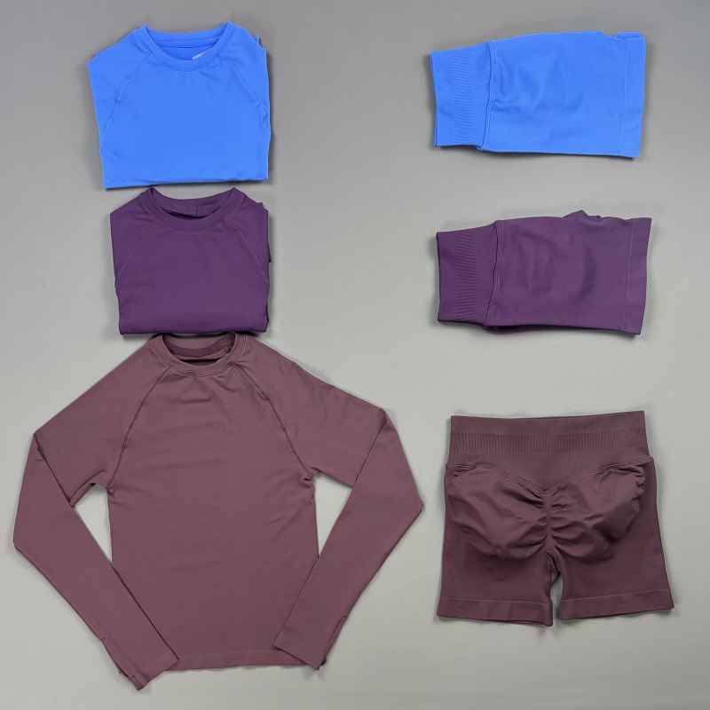 2 Piece Gym Set Women Raglan L - Compression Shorts Athletes recension och pris