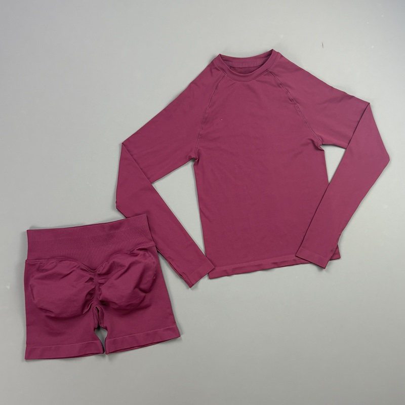 2 Piece Gym Set Women Raglan L - Compression Shorts Athletes recension och pris