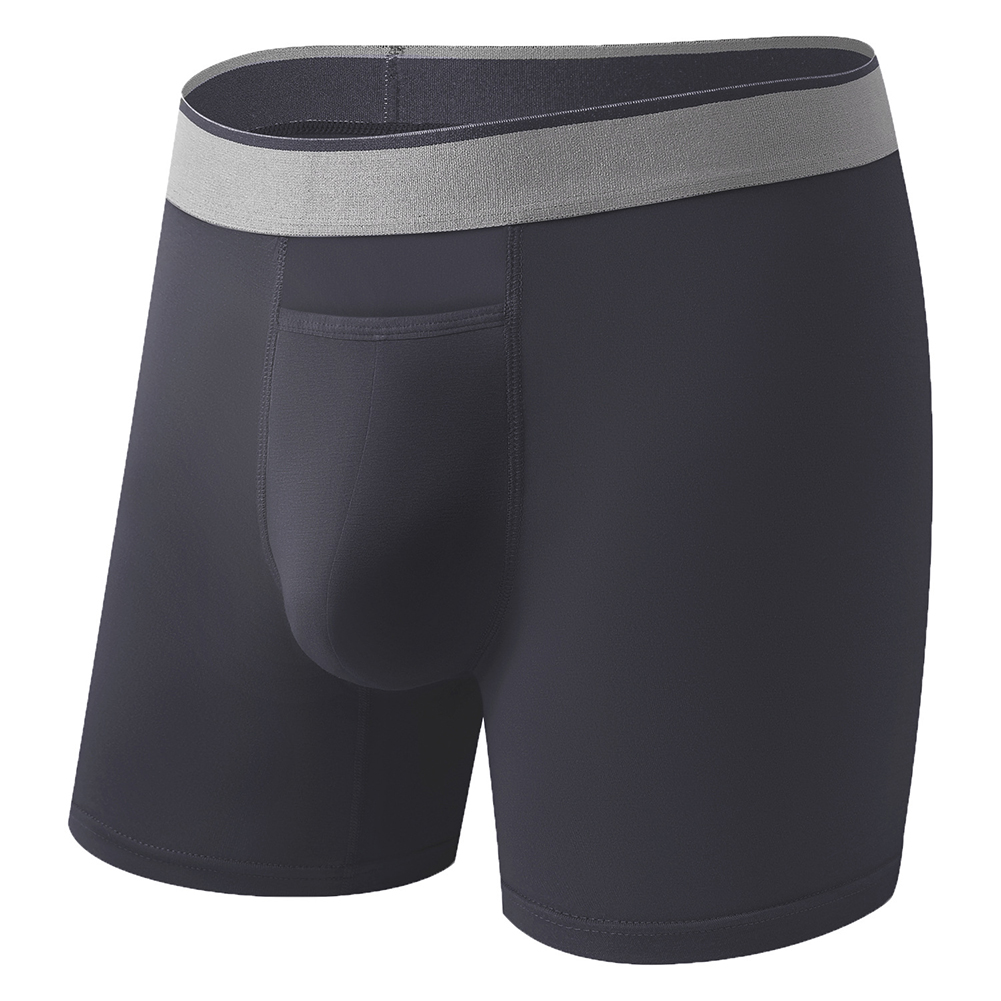 1pc Men Long Leg Shorts Soft U - Bamboo Fiber Trunk recension och pris