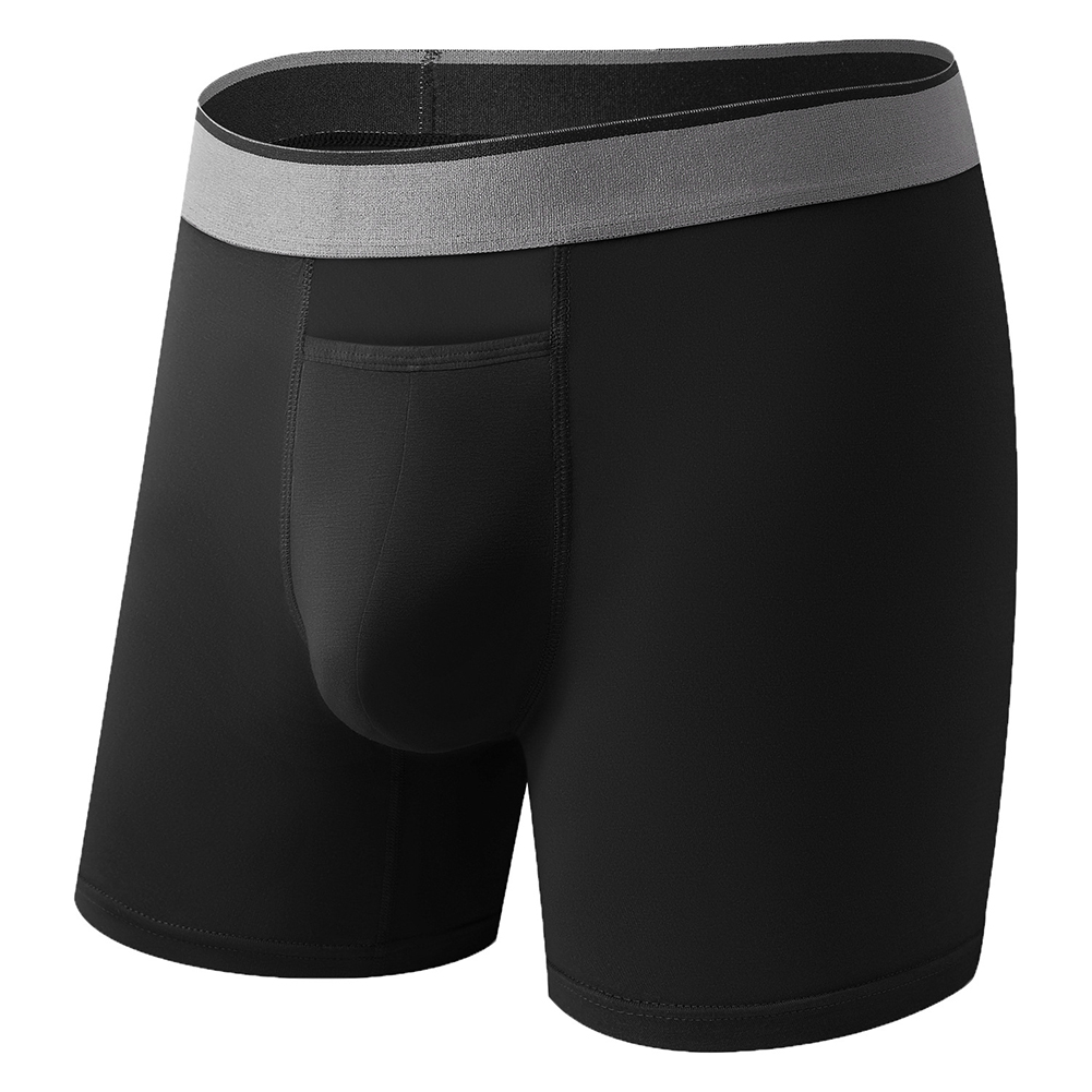 1pc Men Long Leg Shorts Soft U - Bamboo Fiber Trunk recension och pris