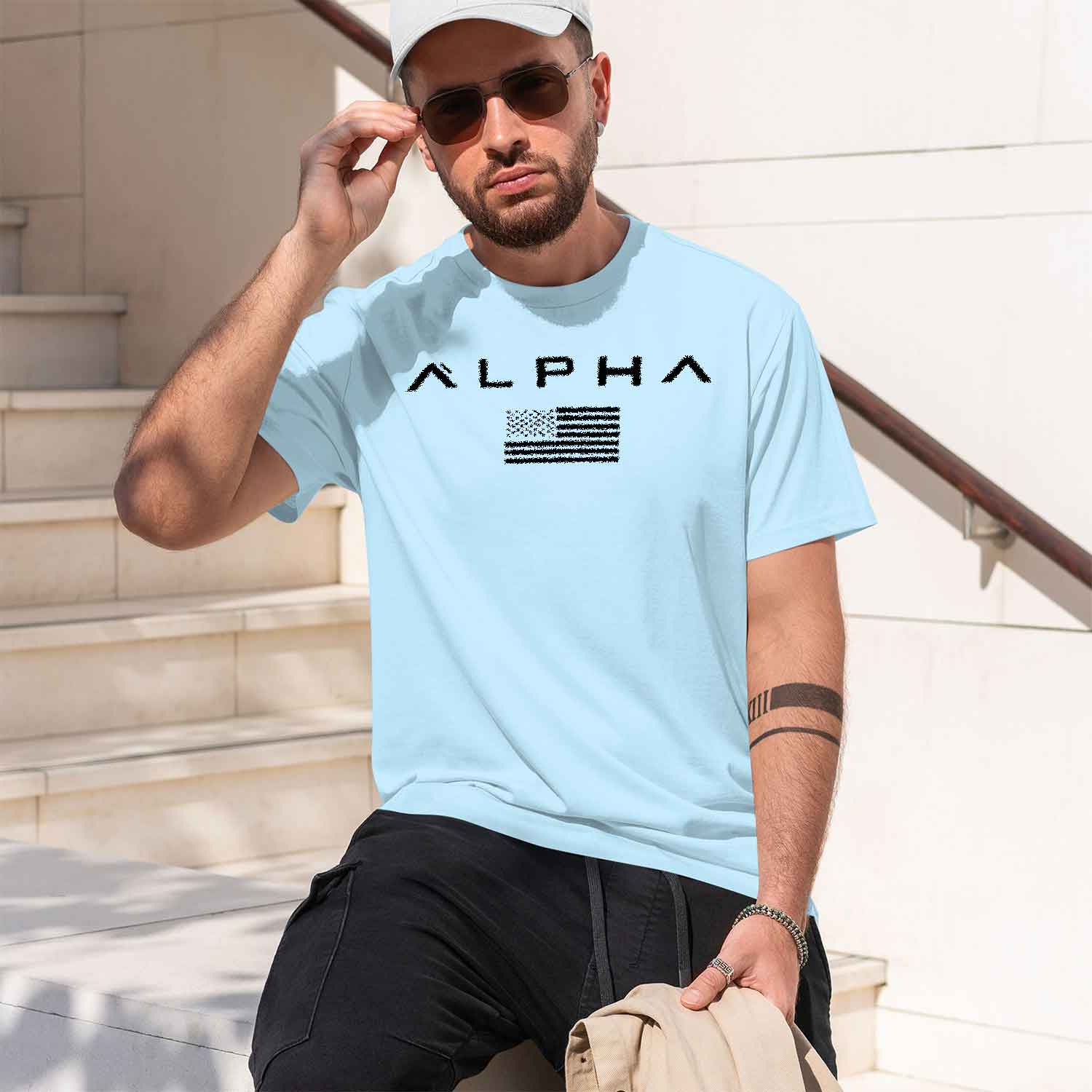 Men's Printed Round-ne Fitness - Undershirt Crew Neck recension och pris