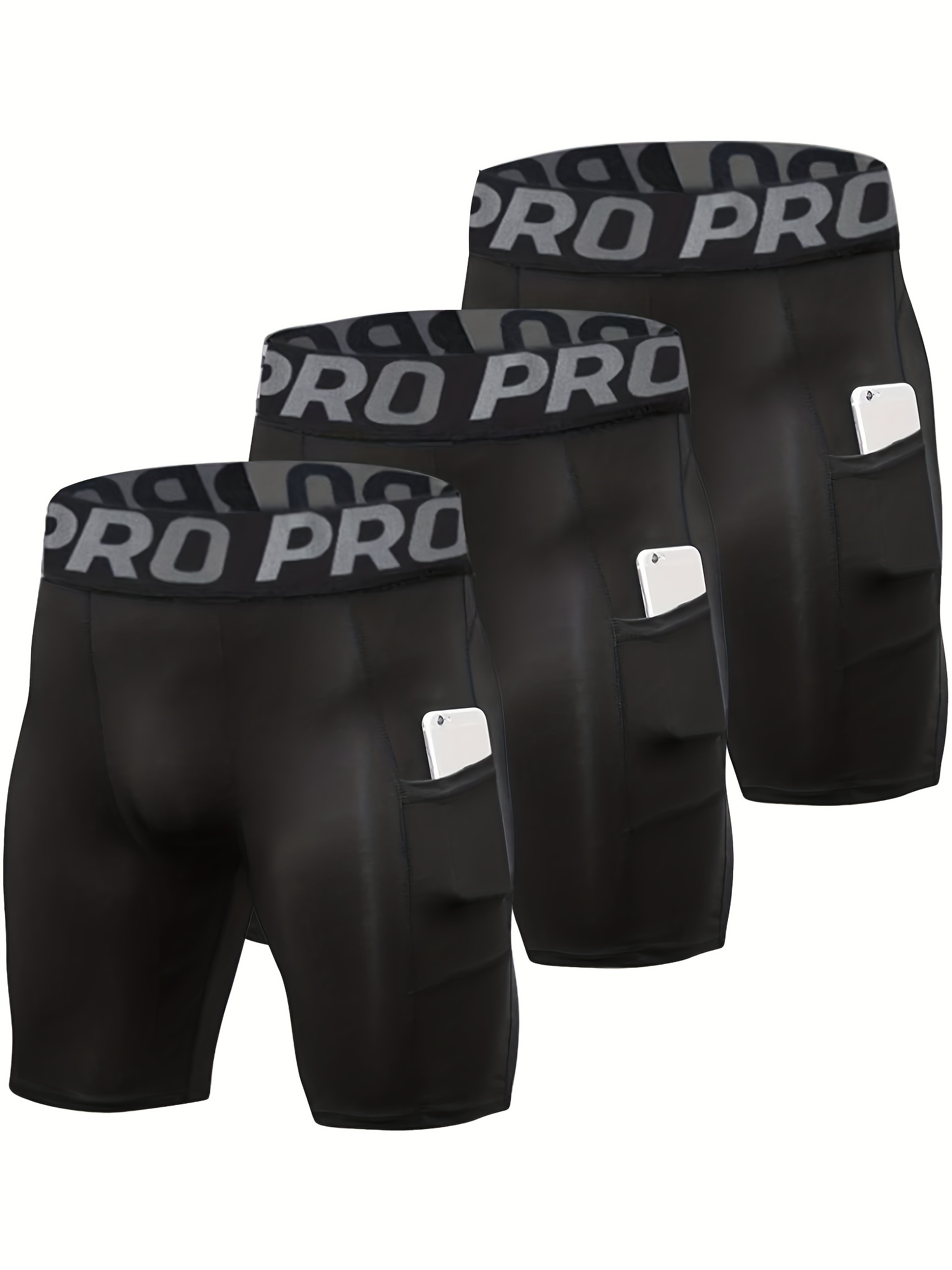 3 Pack Compression Shorts Men  - Compression Shorts Athletes recension och pris