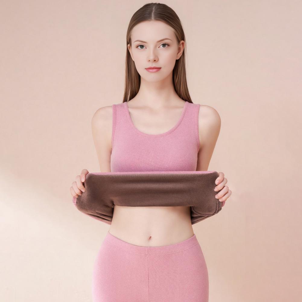 Fleece Lined Women Thermal Tan - Undershirt Crew Neck recension och pris
