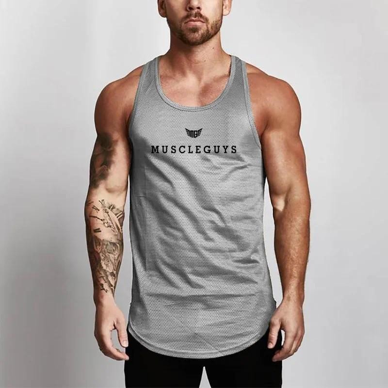 Summer Men New Mesh Quick Dry  - Sleeveless Undershirt recension och pris