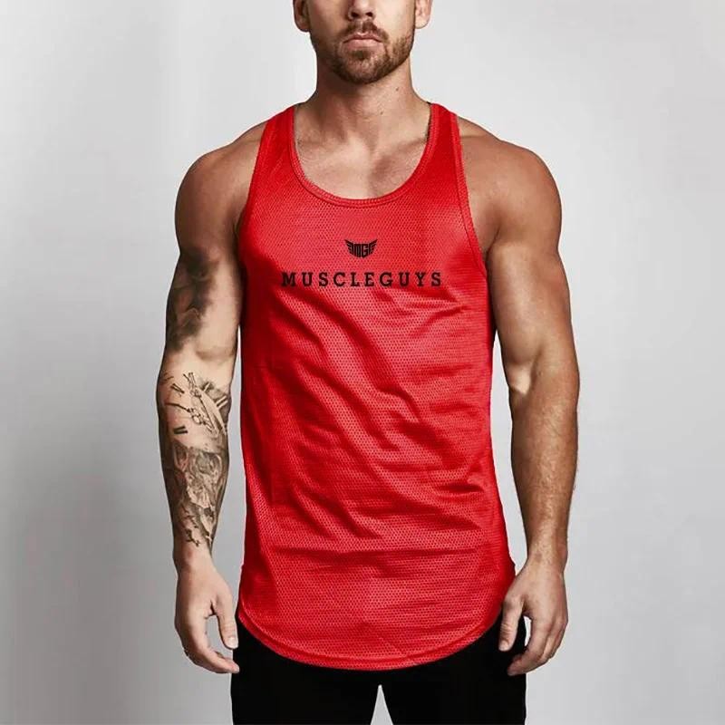 Summer Men New Mesh Quick Dry  - Sleeveless Undershirt recension och pris