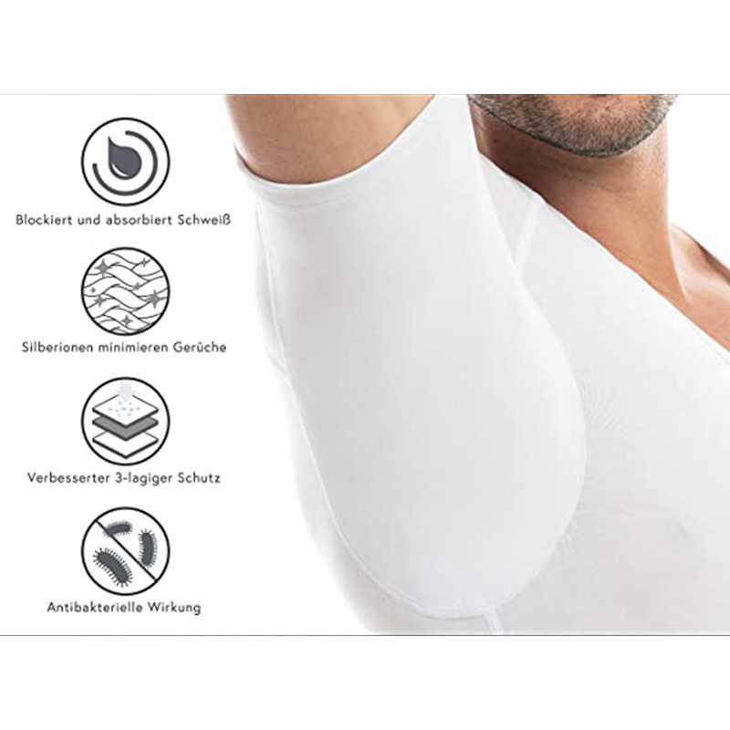 Men Undershirts Anti-transpira - Undershirt Crew Neck recension och pris
