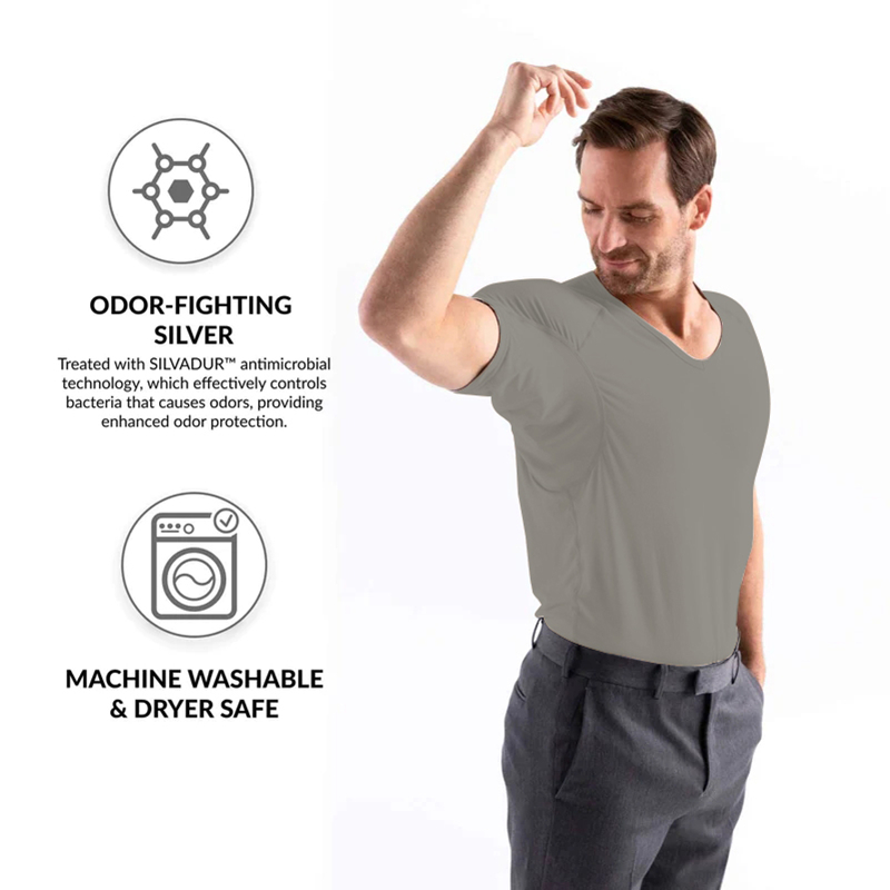 Men Undershirts Anti-transpira - Undershirt Crew Neck recension och pris