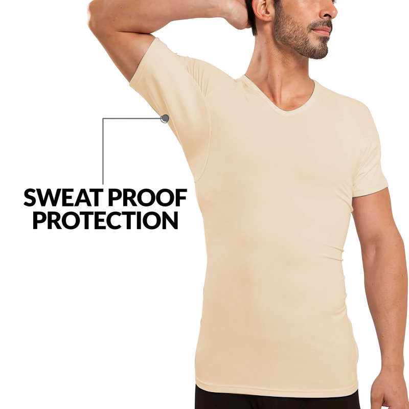 Men Undershirts Anti-transpira - Undershirt Crew Neck recension och pris