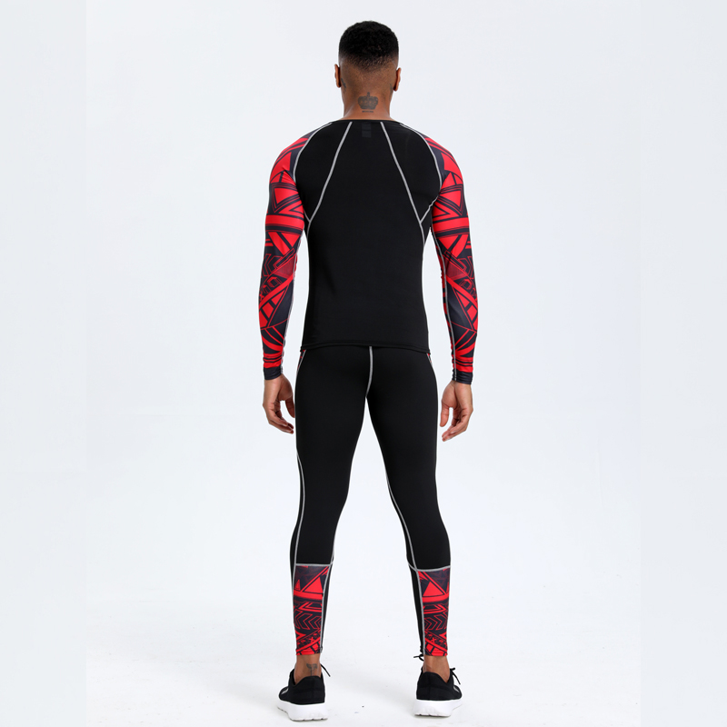 Men's PRO Sports Fitness Suit: - T Shirt Tight Fit recension och pris