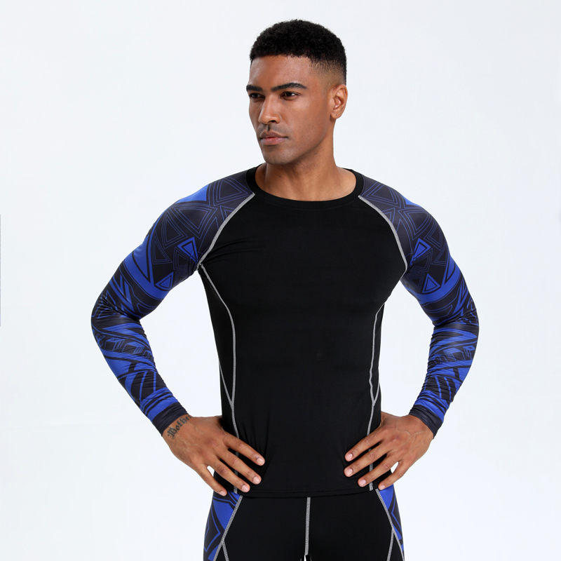 Men's PRO Sports Fitness Suit: - T Shirt Tight Fit recension och pris