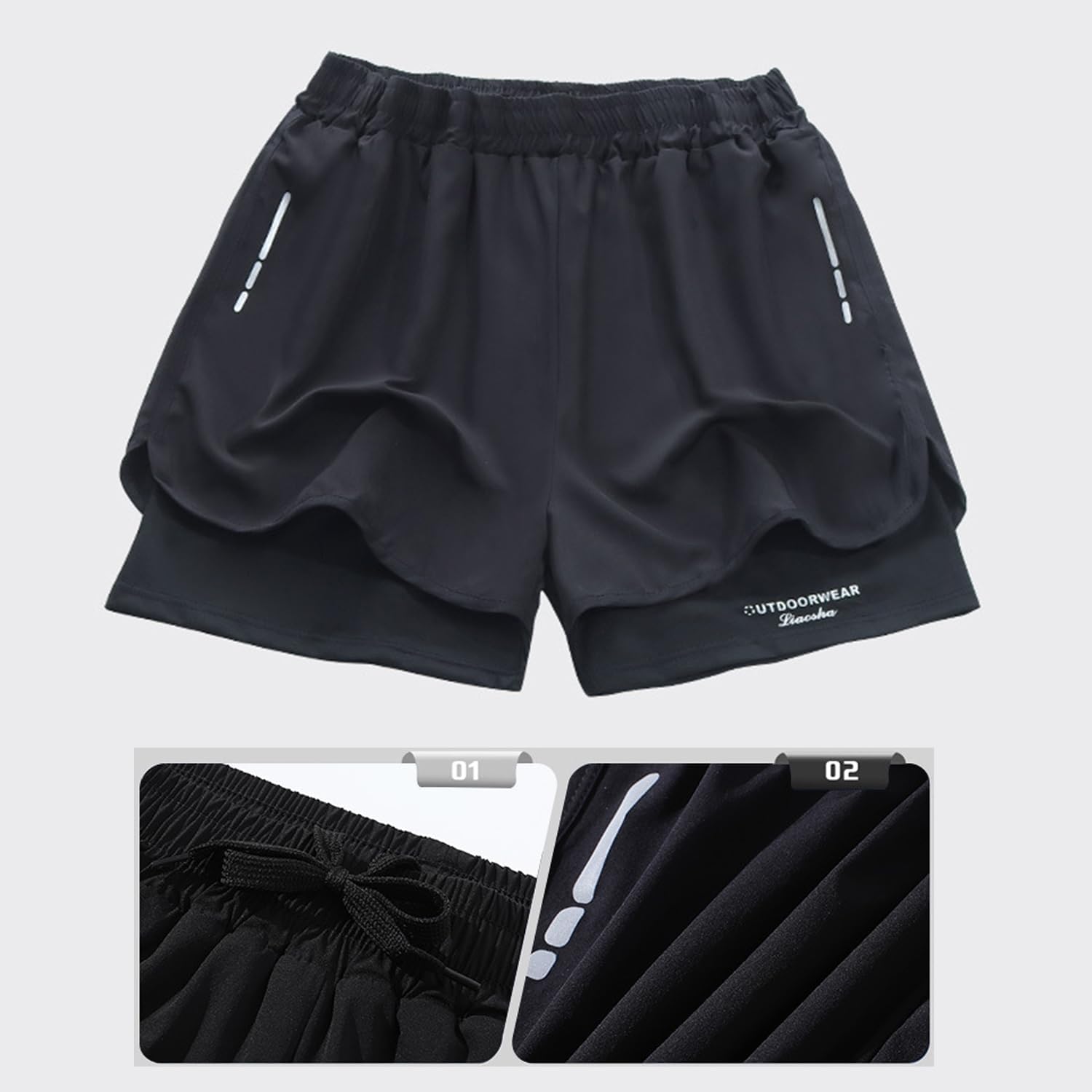 Men's Swim Trunks Quick Dry At - Compression Shorts Athletes recension och pris