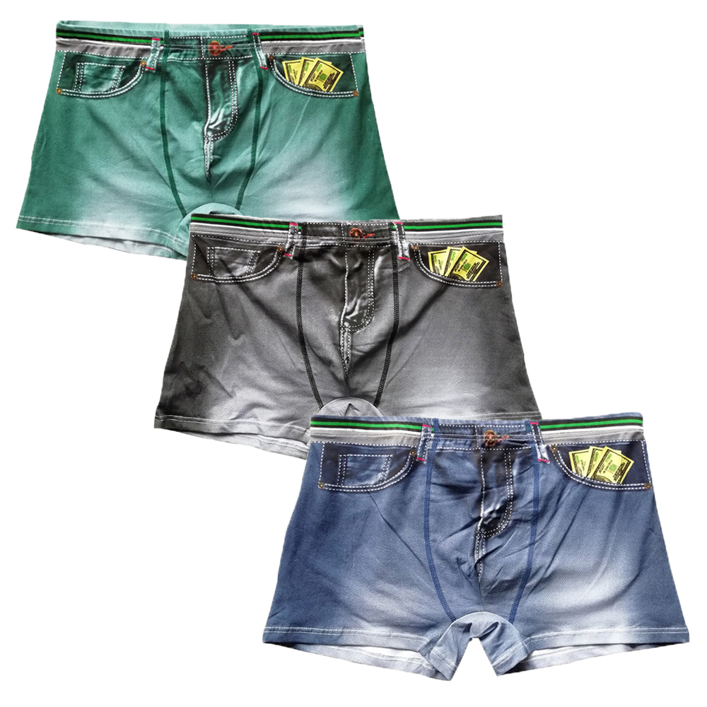 3PCS/Lots Men Boxer Shorts Den - Multi Pack Underwear recension och pris