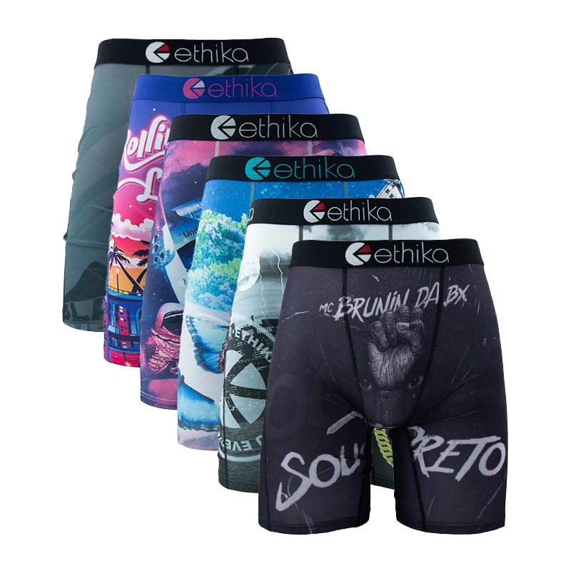 ETHIKA 6Pcs Men Underwear Boxe - Trunk Breathable Men recension och pris