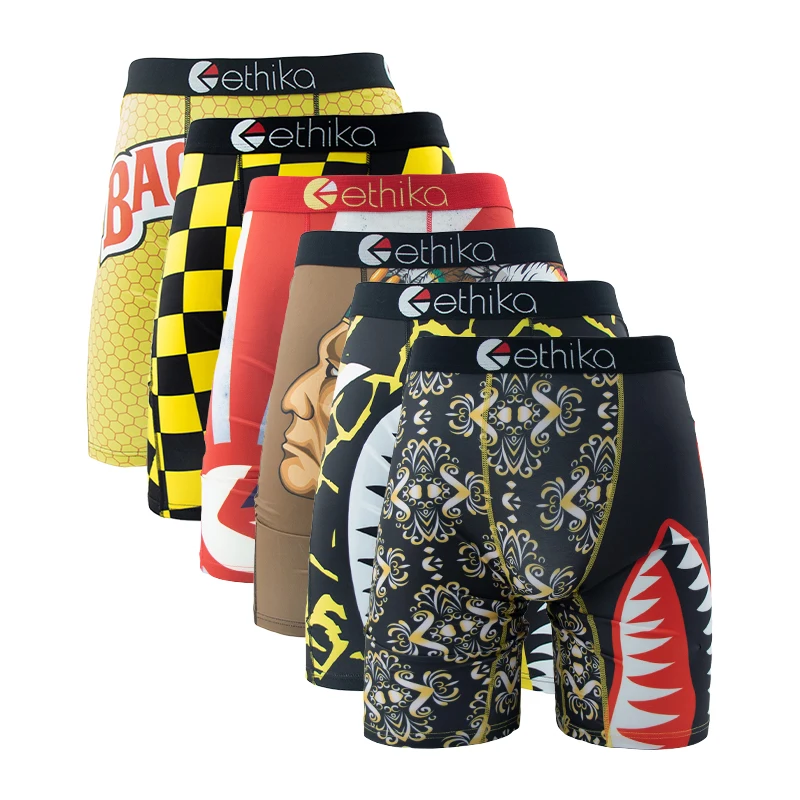 ETHIKA 6Pcs Men Underwear Boxe - Trunk Breathable Men recension och pris