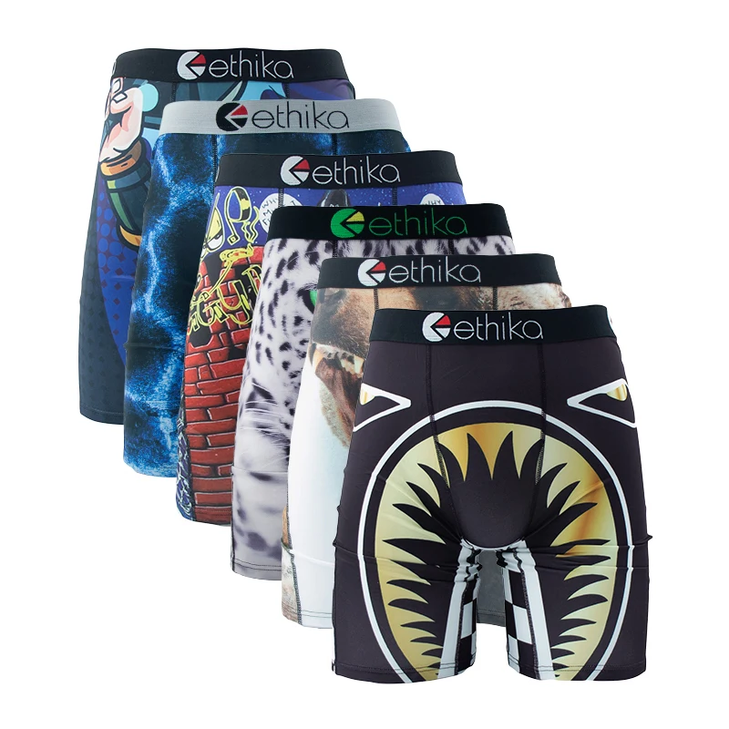 ETHIKA 6Pcs Men Underwear Boxe - Trunk Breathable Men recension och pris