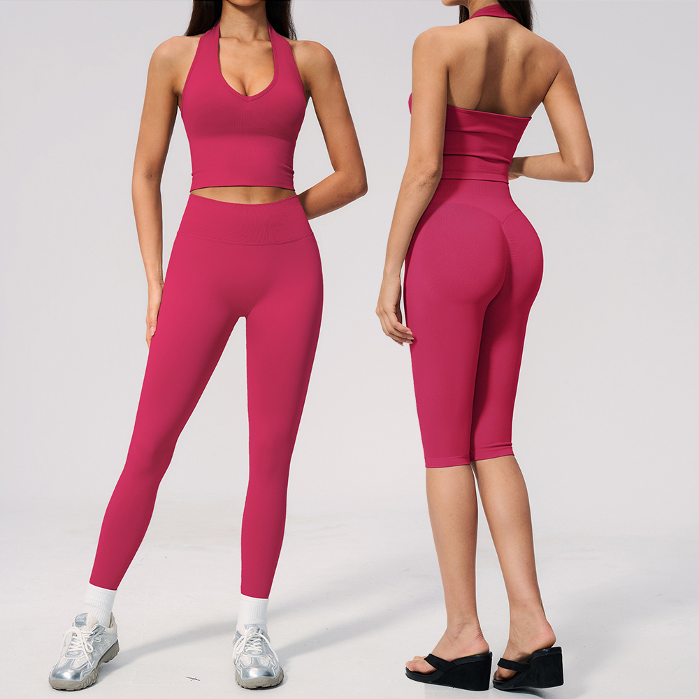 Seamless Yoga Suit 2PCS Women  - Compression Shorts Athletes recension och pris
