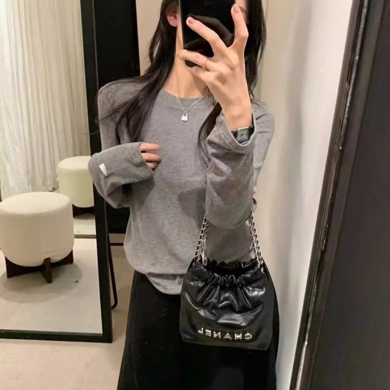 Women Crew Neck Long Sleeve To - Undershirt Crew Neck recension och pris