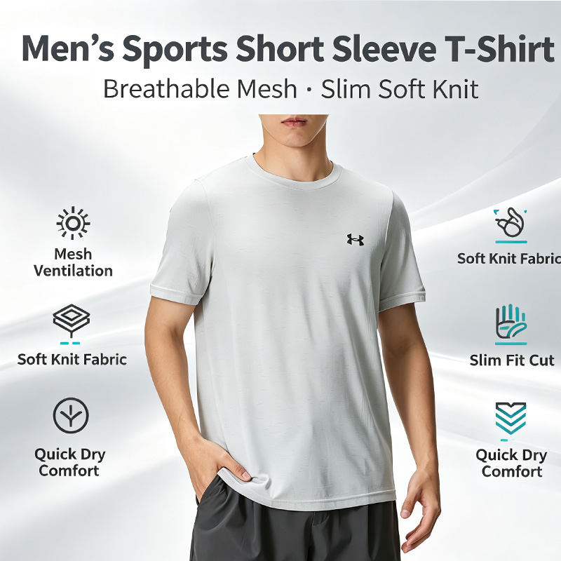Under Armour Men Slim Fit Mesh - Undershirt Crew Neck recension och pris