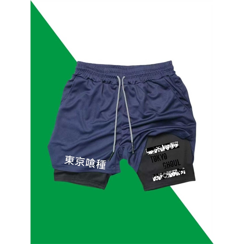 Tokyo Ghoul Print 2in1 Running - Compression Shorts Athletes recension och pris