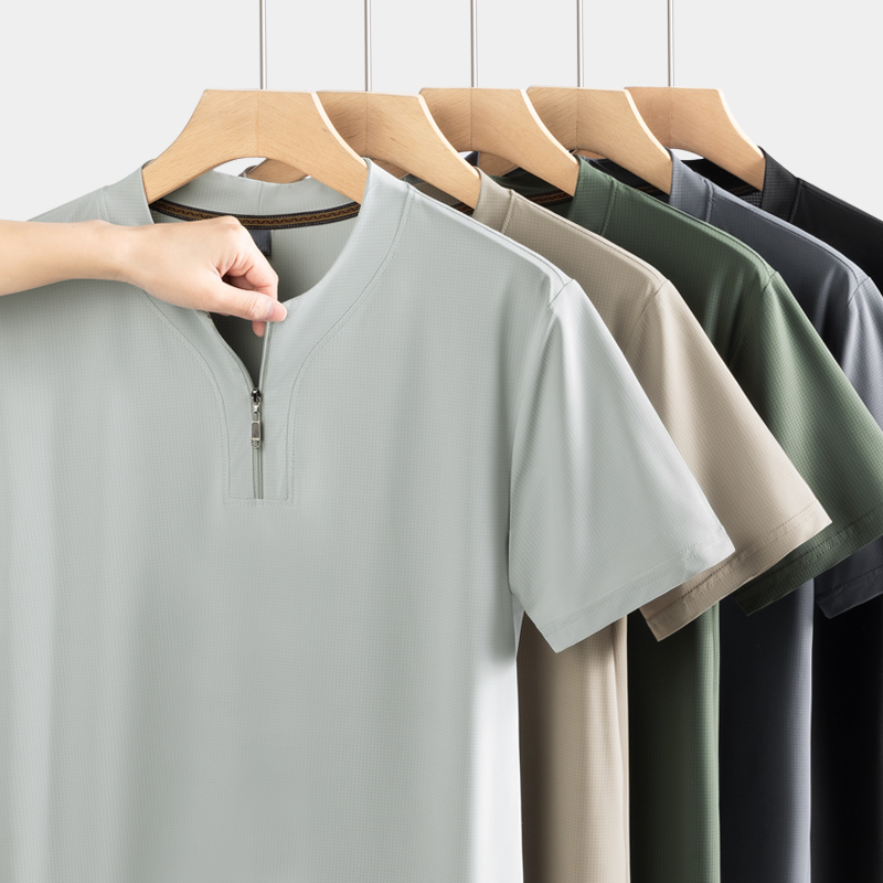 Big Size 9XL Men's Ice Silk He - T Shirt Tight Fit recension och pris