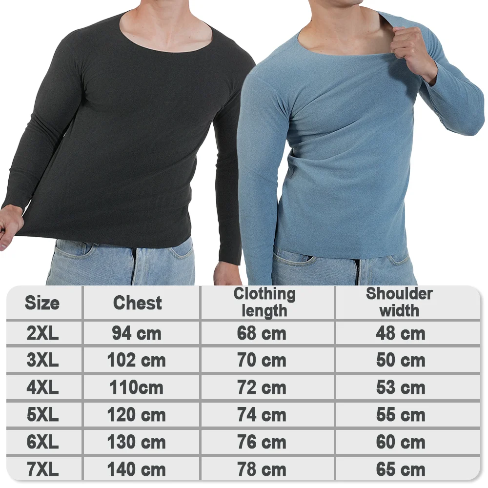 Men Thermal Underwear Long Sle - Undershirt Crew Neck recension och pris