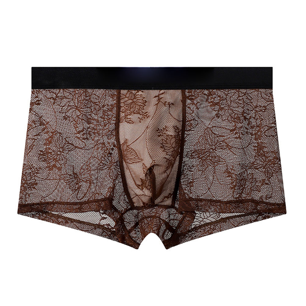 Men's Ice Silk Mesh Lace Boxer - Pouch Boxer Pouch recension och pris