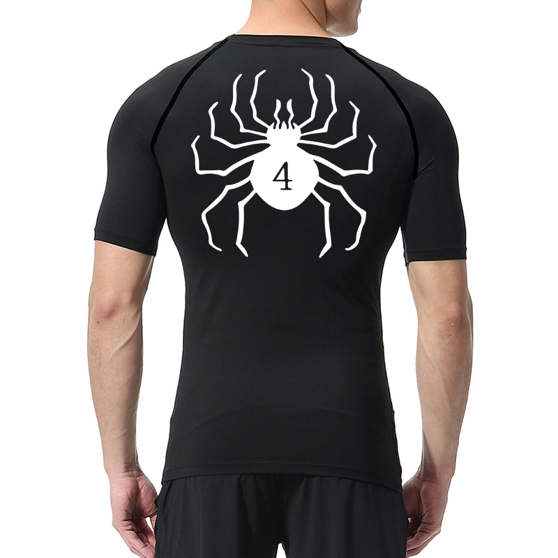 Spider Print Compression Shirt - Base Layer Top recension och pris