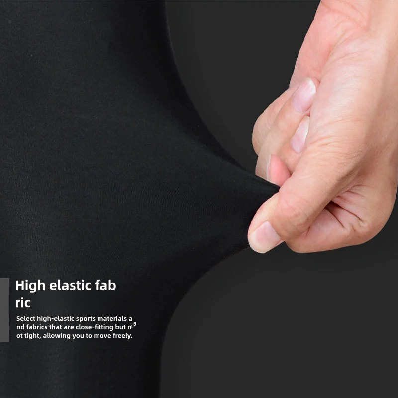 1 Pcs Men's Solid Color Compre - Compression Long Pant recension och pris