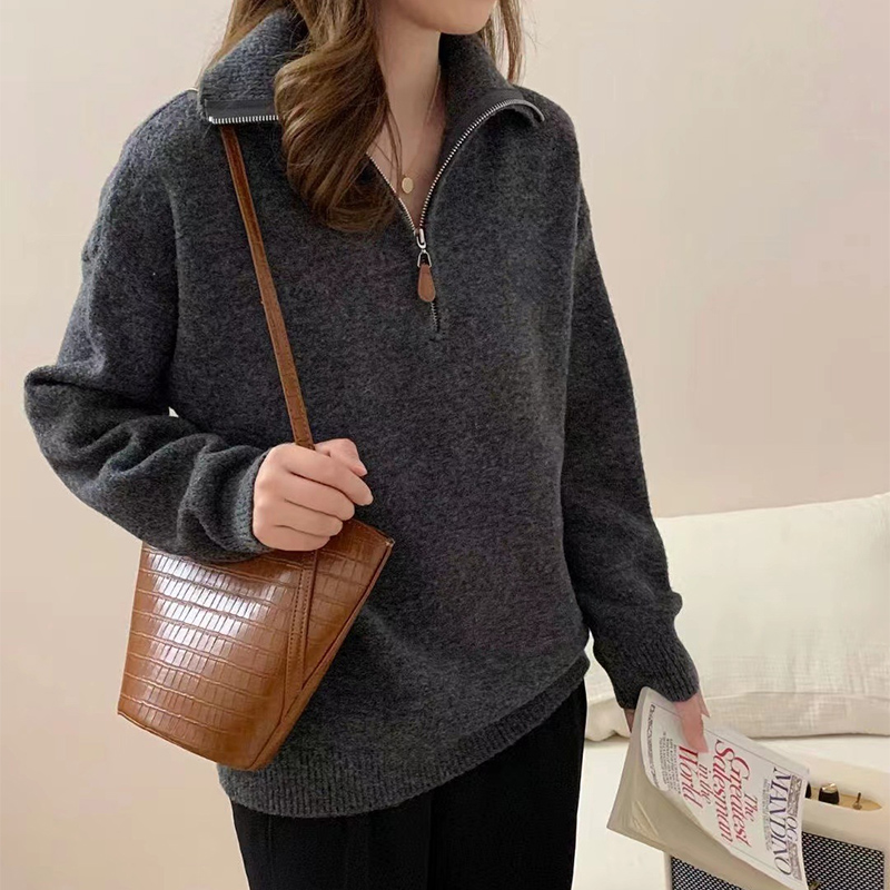 Korean Half Zip-Up Sweater Wom - Thermal Long John recension och pris