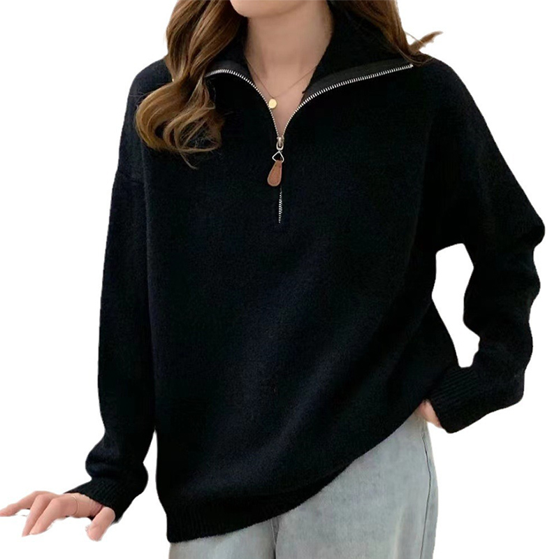Korean Half Zip-Up Sweater Wom - Thermal Long John recension och pris