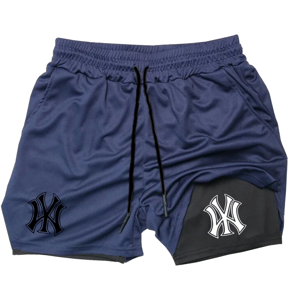 Men 2 in 1 Logo Print Sports S - Compression Shorts Athletes recension och pris
