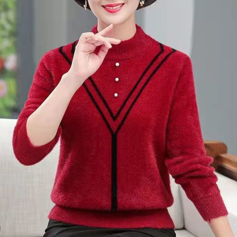 Women's Autumn Winter Solid Fl - Undershirt Crew Neck recension och pris