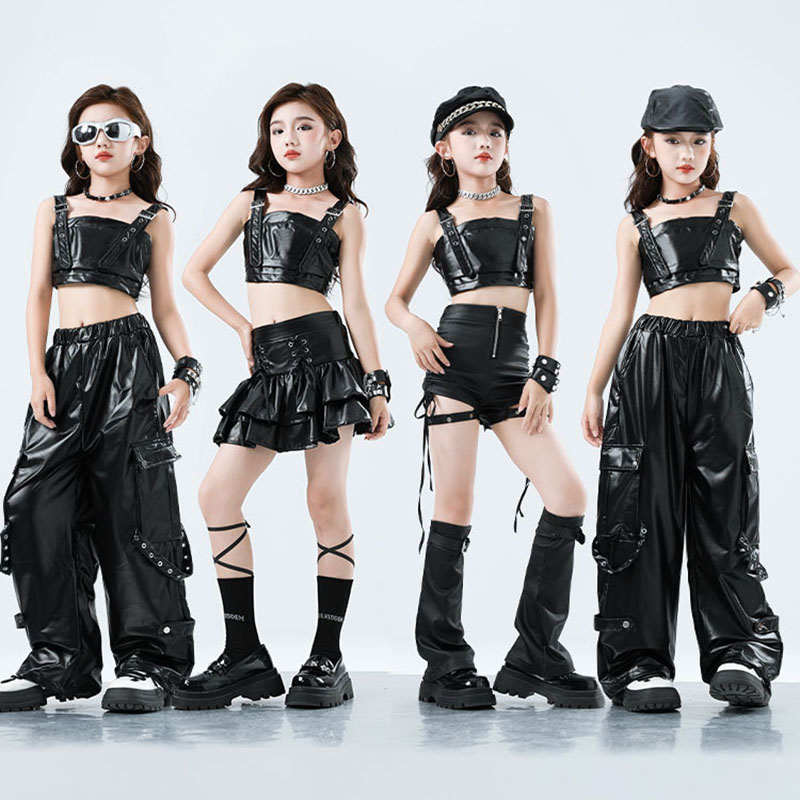 Kid Kpop Hip Hop Clothing Blac - Suspender Tank Top recension och pris