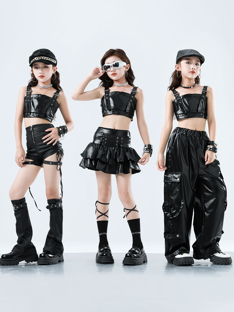 Kid Kpop Hip Hop Clothing Blac - Suspender Tank Top recension och pris