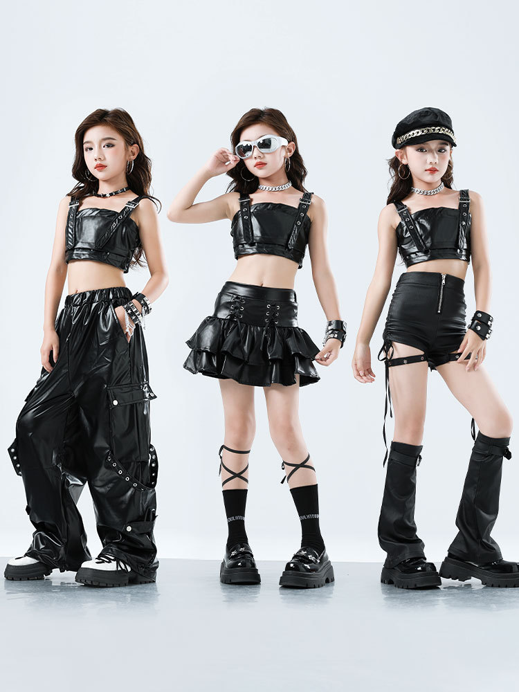 Kid Kpop Hip Hop Clothing Blac - Suspender Tank Top recension och pris