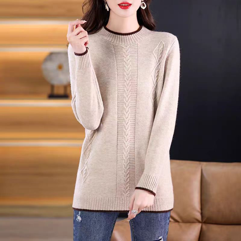 Fashion Round Neck Knitted Jum - Thermal Long John recension och pris