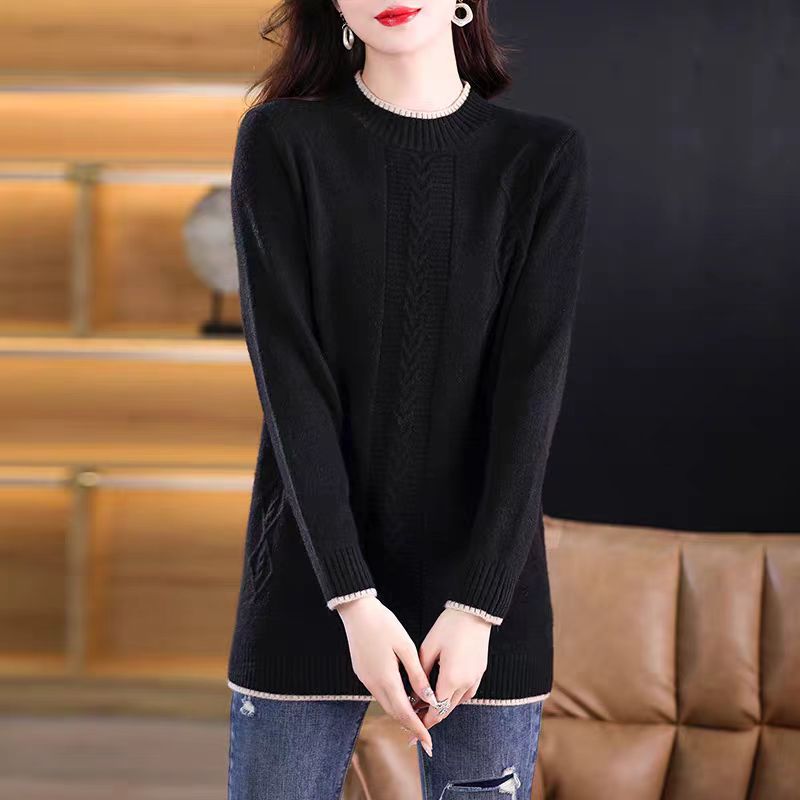 Fashion Round Neck Knitted Jum - Thermal Long John recension och pris