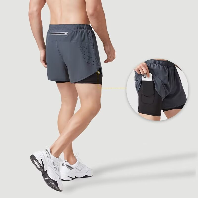 Men 2 in 1 Compression Liner S - Compression Shorts Athletes recension och pris