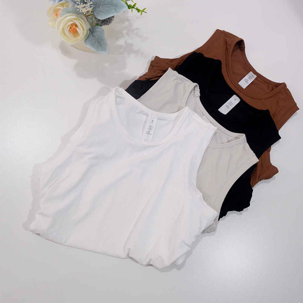 Summer Yoga Wear Ribbed Tank T - Tank Top Ribbed recension och pris